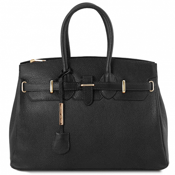 TL Bag - Кожаная сумка с золотистой фурнитурой TL Bag - Кожаная сумка с золотистой фурнитурой