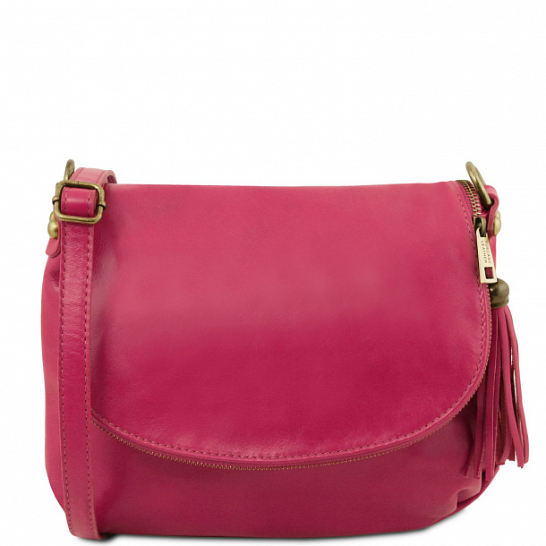 TL BAG - Сумка на плечо с кисточкой из мягкой кожи TL BAG - Сумка на плечо с кисточкой из мягкой кожи