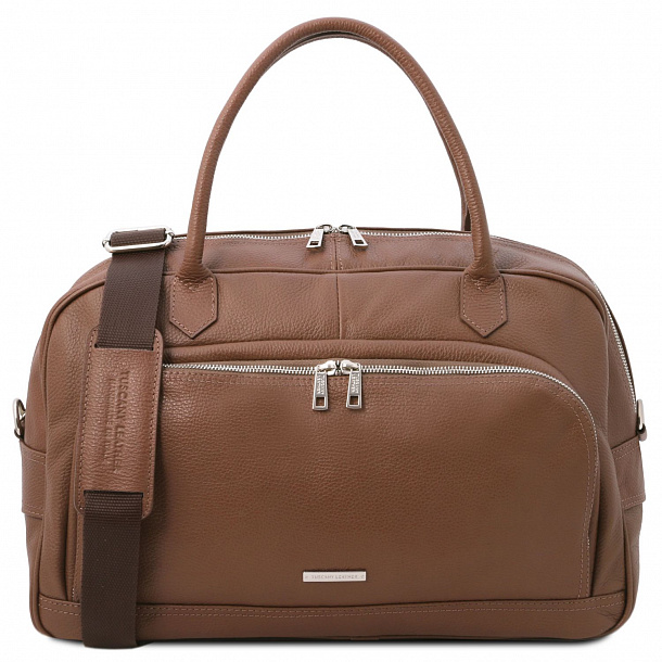 TL Voyager - Travel soft leather duffle bag