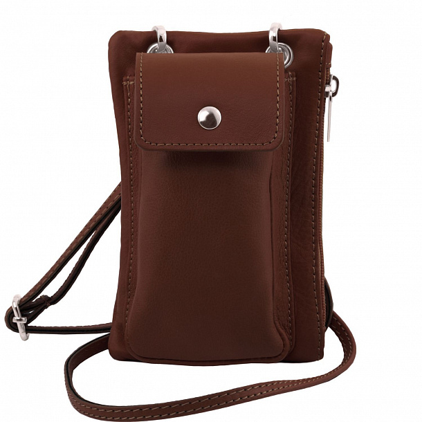 TL Bag - Soft Leather cellphone holder mini cross bag